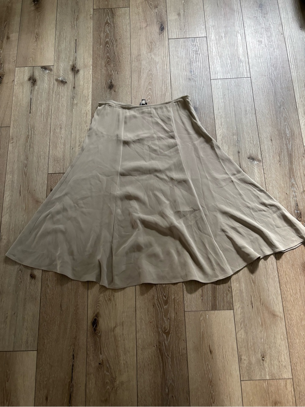 Eileen Fisher Silk Gored A-Line Skirt  size medium
